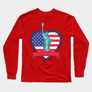 Statue of Liberty Long Sleeve T-Shirt